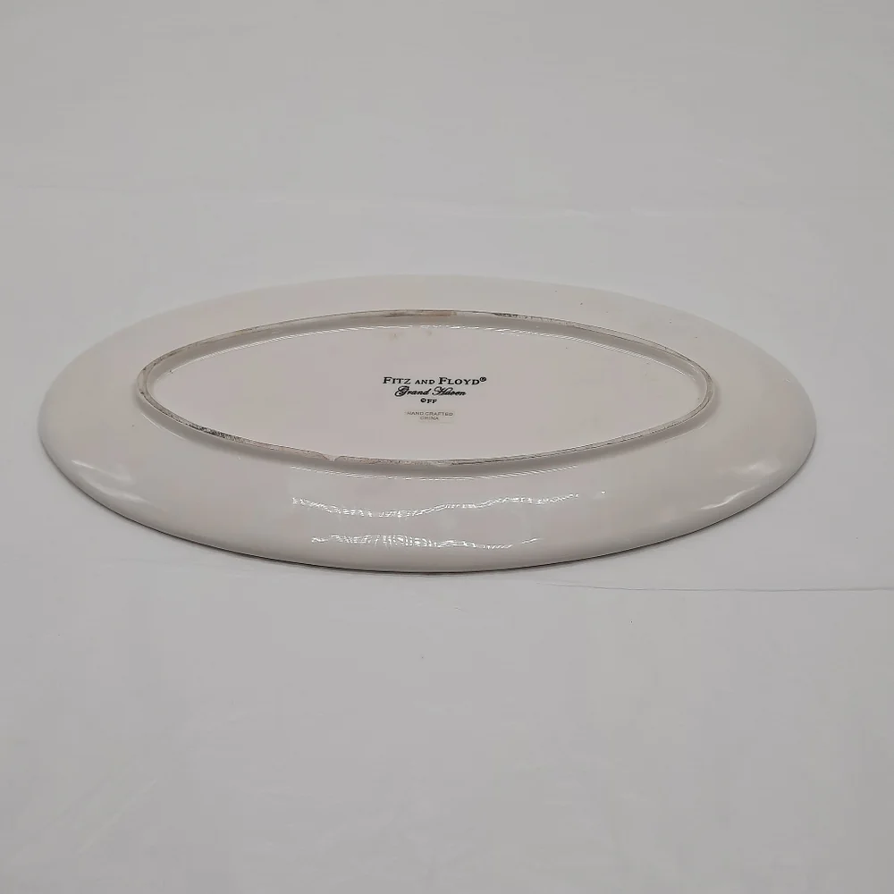 Fitz and Floyd Grand Haven Small Hostess Serving Tray Plate
